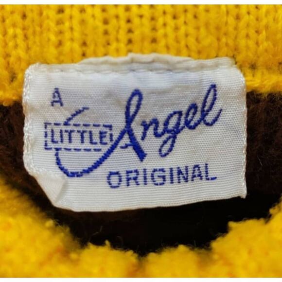 Vintage A Little Angel Deer Turtleneck Sweater Sz 18-24m - Picture 4 of 4